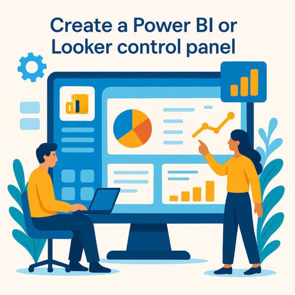 Create a Power Bi or Looker control panel
