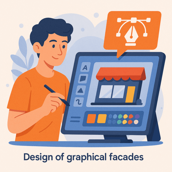 Design of graphical facades