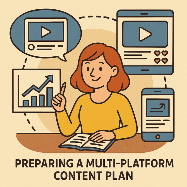 Preparing a multi -platform content plan