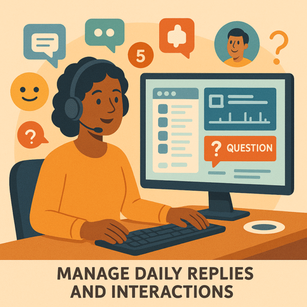 Preparing interactive content (surveys, questions, competitions)