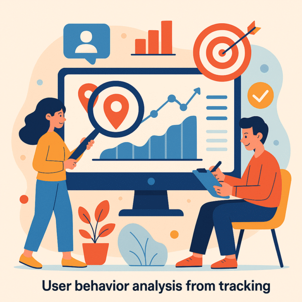 User behavior analysis from tracking