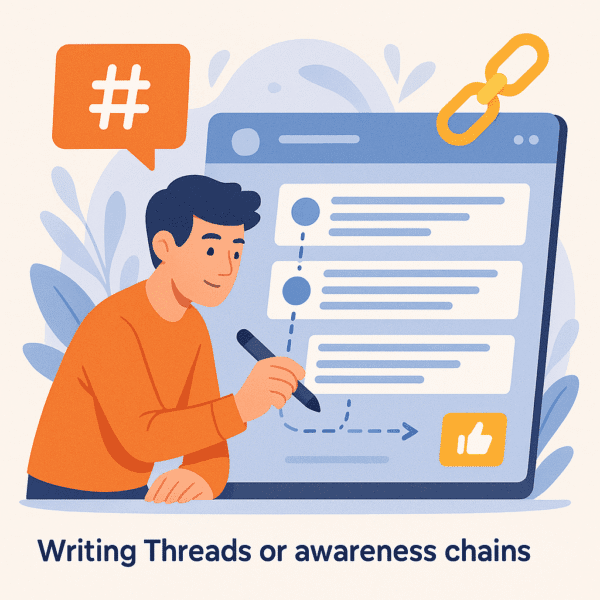 Writing Threads or awareness chains