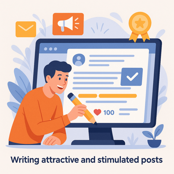 Writing attractive and stimulated posts