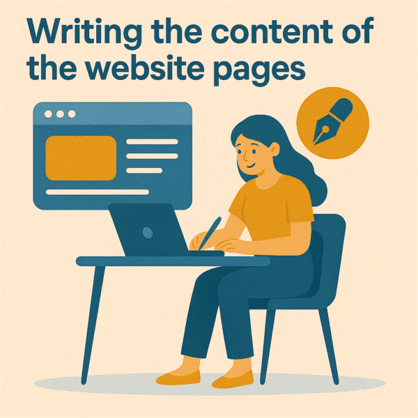 Writing the content of the landing pages